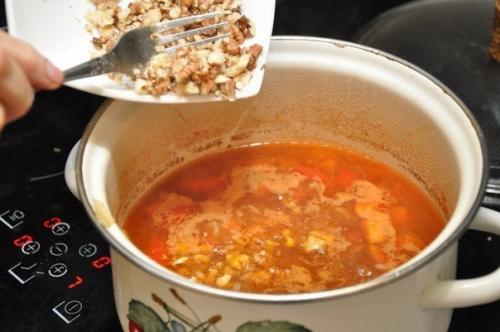 Суп харчо.  Ингредиенты: 04 Суп харчо.  Ингредиенты: 04