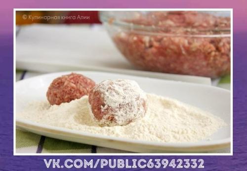 Невозможно оторваться!  Тефтели в подливе, как в садике. 02