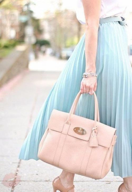 Пудрово - розовый и небесно-голубой - нежное и очень актуальное сочетание?