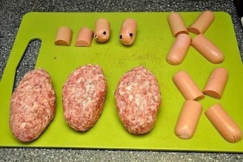 Котлеты черепашки. Ингредиенты: 01 Котлеты черепашки. Ингредиенты: 01