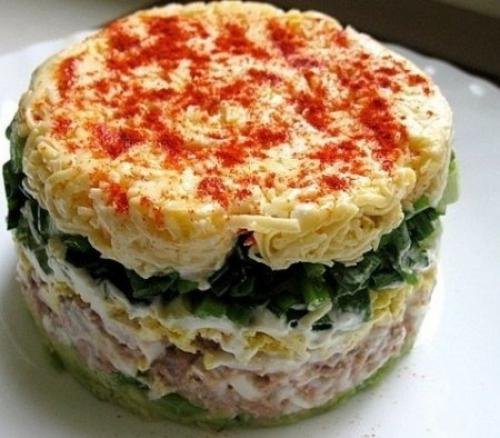 Салат Водолей. Ингредиенты.