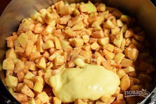 Шарлотка с яблоками (мастер-класс). 07