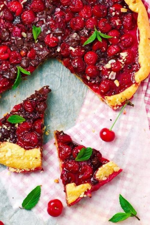 Галета с вишней и шоколадом. 01 Галета с вишней и шоколадом. 01