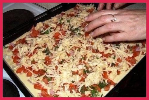 Пицца из жидкого теста. 03