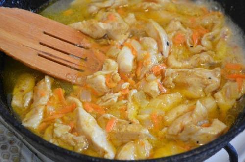 Куриное Филе в сметанно - горчичном соусе. 05