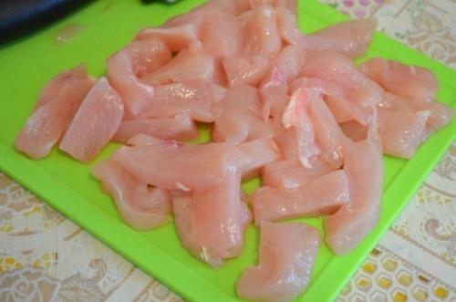 Куриное Филе в сметанно - горчичном соусе. 01