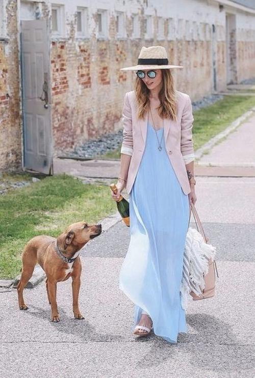 Пудрово - розовый и небесно-голубой - нежное и очень актуальное сочетание? 05