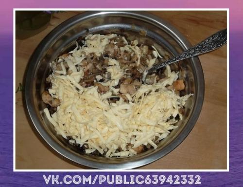 Восхитительный рецепт.  Перцы, фаршированные курицей и грибами. 06