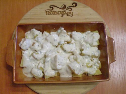 Картошка под чесночным соусом в духовке. 06