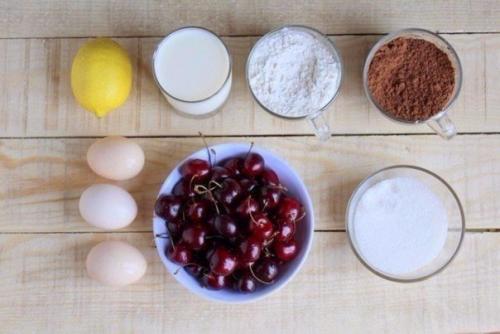 Шоколадный клафути с черешней? 01 Шоколадный клафути с черешней? 01