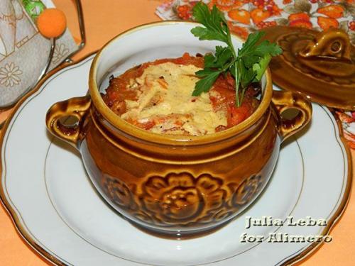 Маринованная куриная грудка в горшочках. 08 Маринованная куриная грудка в горшочках. 08