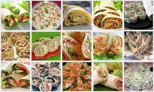 20 рецептов самых вкусных рулетов из лаваша. 20 рецептов самых вкусных рулетов из лаваша.