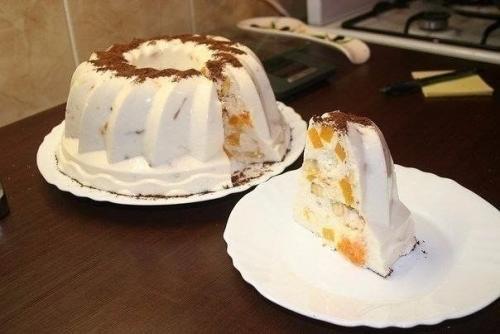 Бланманже с фруктами. Бланманже с фруктами.