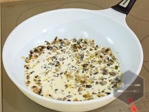 Cудак с грибами и сливками. 05