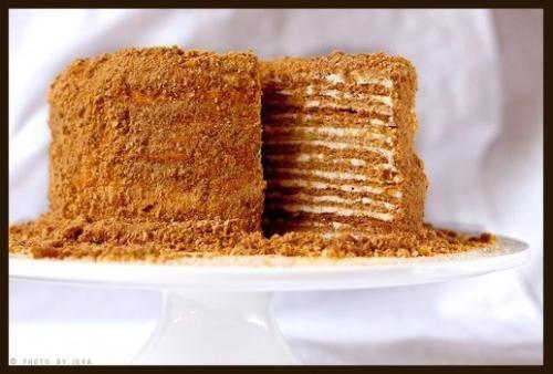 Медовый торт с цитрусовыми оттенками. 01 Медовый торт с цитрусовыми оттенками. 01