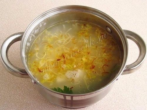 Английский куриный суп с плавленым сыром. 07 Английский куриный суп с плавленым сыром. 07