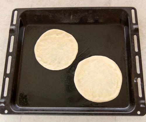 Мини - пицца с томатами и моцареллой. 02 Мини - пицца с томатами и моцареллой. 02