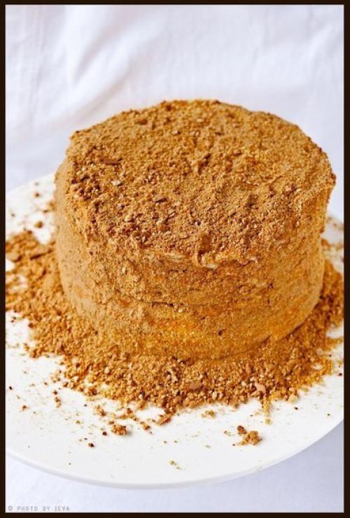 Медовый торт с цитрусовыми оттенками. Медовый торт с цитрусовыми оттенками.