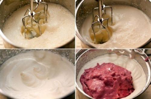 Сливочное малиновое мороженое. 03 Сливочное малиновое мороженое. 03