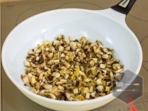 Cудак с грибами и сливками. 04