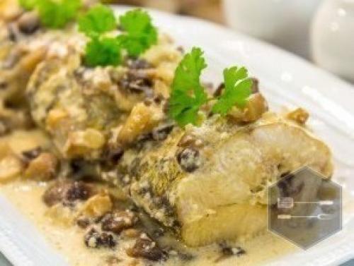 Cудак с грибами и сливками. 08