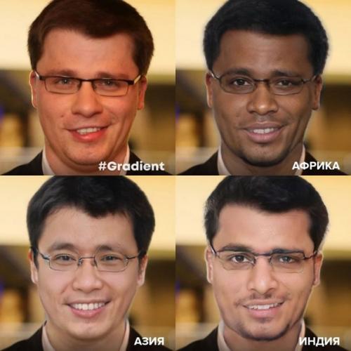 Таким образом, если бы звезды смогли сменить национальность, они бы выглядели так. 05