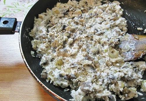 Жюльен с курицей и грибами. 03