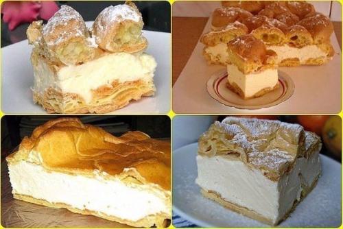 Заварной пирог карпатка.