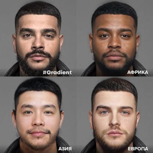 Таким образом, если бы звезды смогли сменить национальность, они бы выглядели так. 01