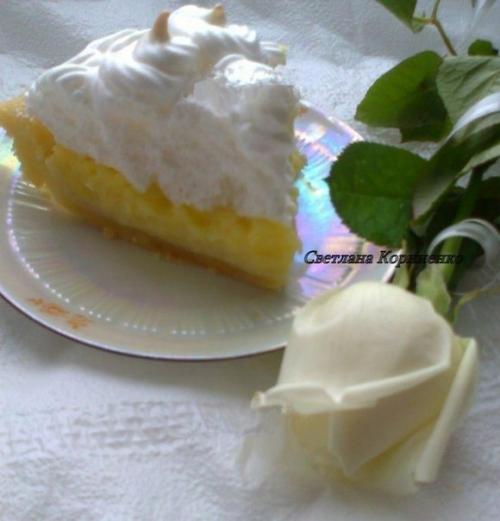 Лимонная меренга (из фильма Тост) от Светланы Корниенко.