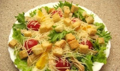 Салат Цезарь: 5 рецептов. 02