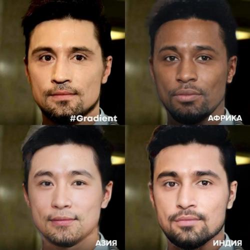 Таким образом, если бы звезды смогли сменить национальность, они бы выглядели так. 04