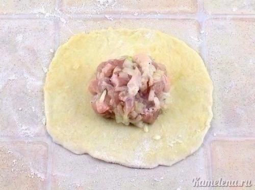 Самса с курицей. 04