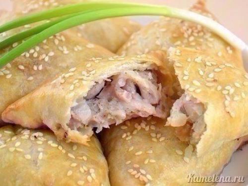 Самса с курицей. 09