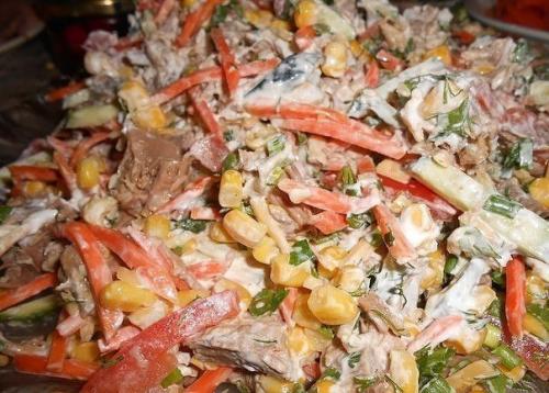 Топ - 9 салатов с кукурузой. 03 Топ - 9 салатов с кукурузой. 03