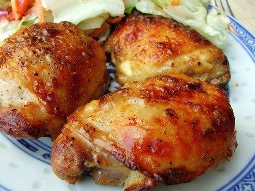Куриные бедрышки в духовке.
