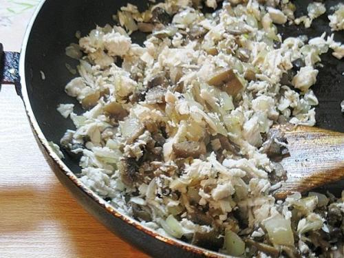 Жюльен с курицей и грибами. 02