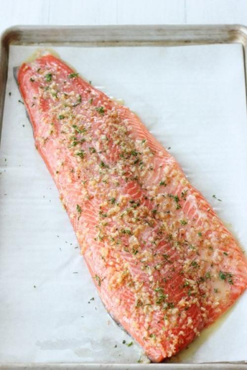 Запеченная форель: супер - питательный ужин! 06