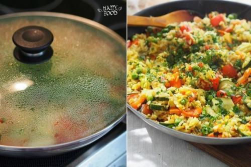 Рис с овощами а ля паэлья. 08