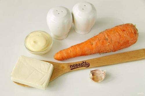 Салат Рыжик с морковью и сыром. 01