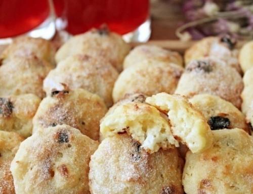 Творожное печенье с изюмом. 05 Творожное печенье с изюмом. 05