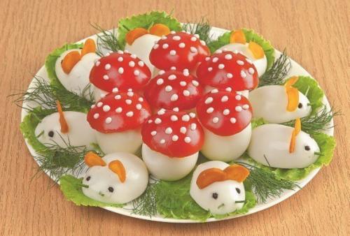 Фаршированные яйца - идеи подачи + варианты начинки. 01 Фаршированные яйца - идеи подачи + варианты начинки. 01