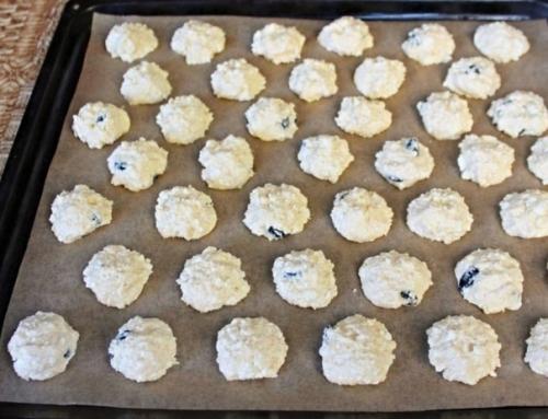 Творожное печенье с изюмом. 04 Творожное печенье с изюмом. 04