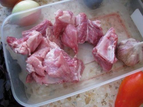 Суп Кавказский с ребрышками. 01