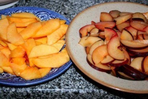 Пирог сливово - персиковый. 01 Пирог сливово - персиковый. 01