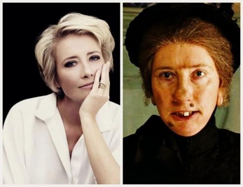 Актрисы с гримом и без. 05