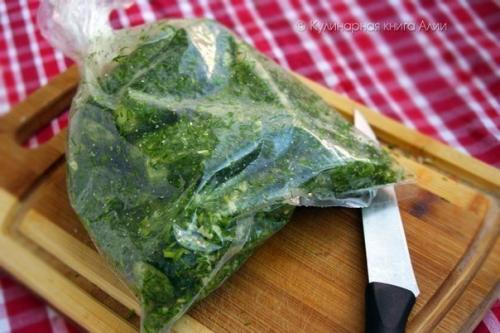 Быстрые малосольные огурчики в пакете. 07