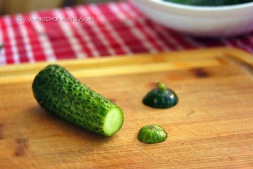 Быстрые малосольные огурчики в пакете. 02