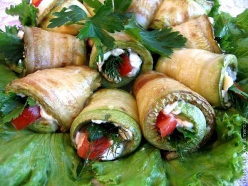 Рулетики из кабачков. 06 Рулетики из кабачков. 06