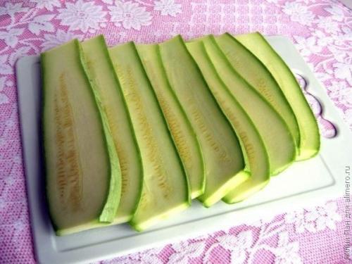 Рулетики из кабачков. 01 Рулетики из кабачков. 01